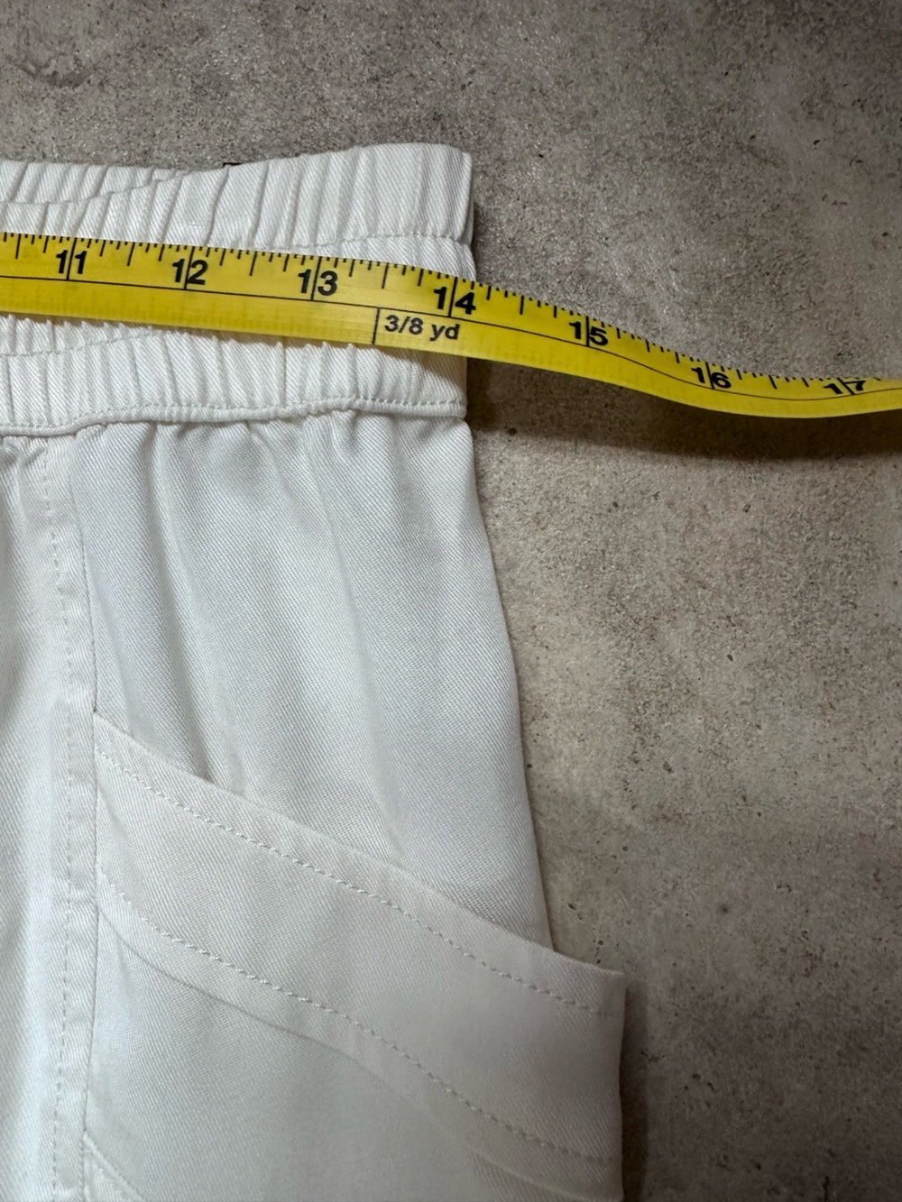 NWT Calia Journey Collection White Lyocell Wide Leg Ankle Pants High Rise S - Picture 10 of 11
